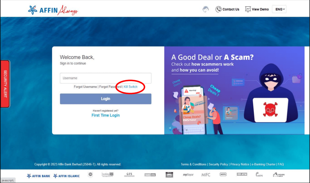 Affin Bank Launches Kill Switch Feature For Enhanced Credit Card Security - RinggitPlus